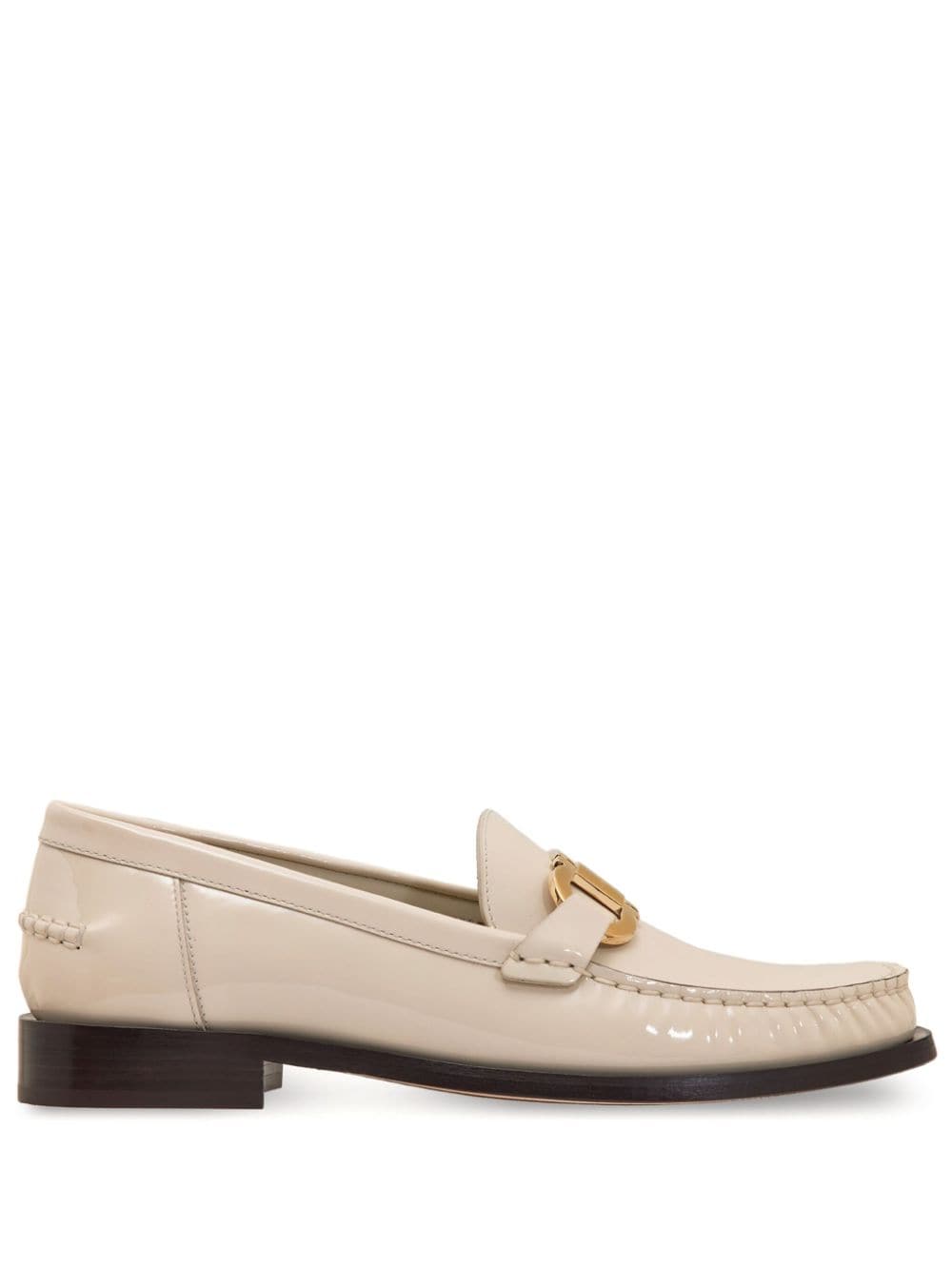 Ferragamo Patent Leather Loafers for Women - Slip-On Style Round Toe