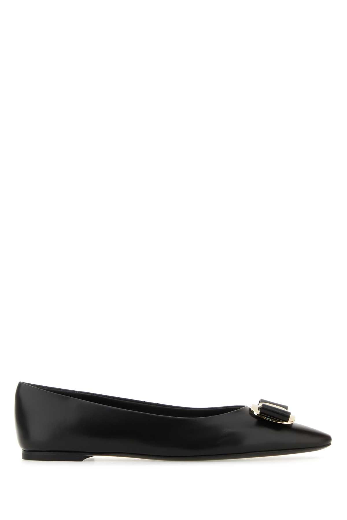Ferragamo Classic Leather Ballerinas for Women