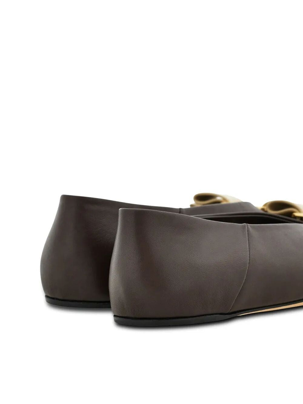 Ferragamo Elegant Ballerina Flats with Bow Detail
