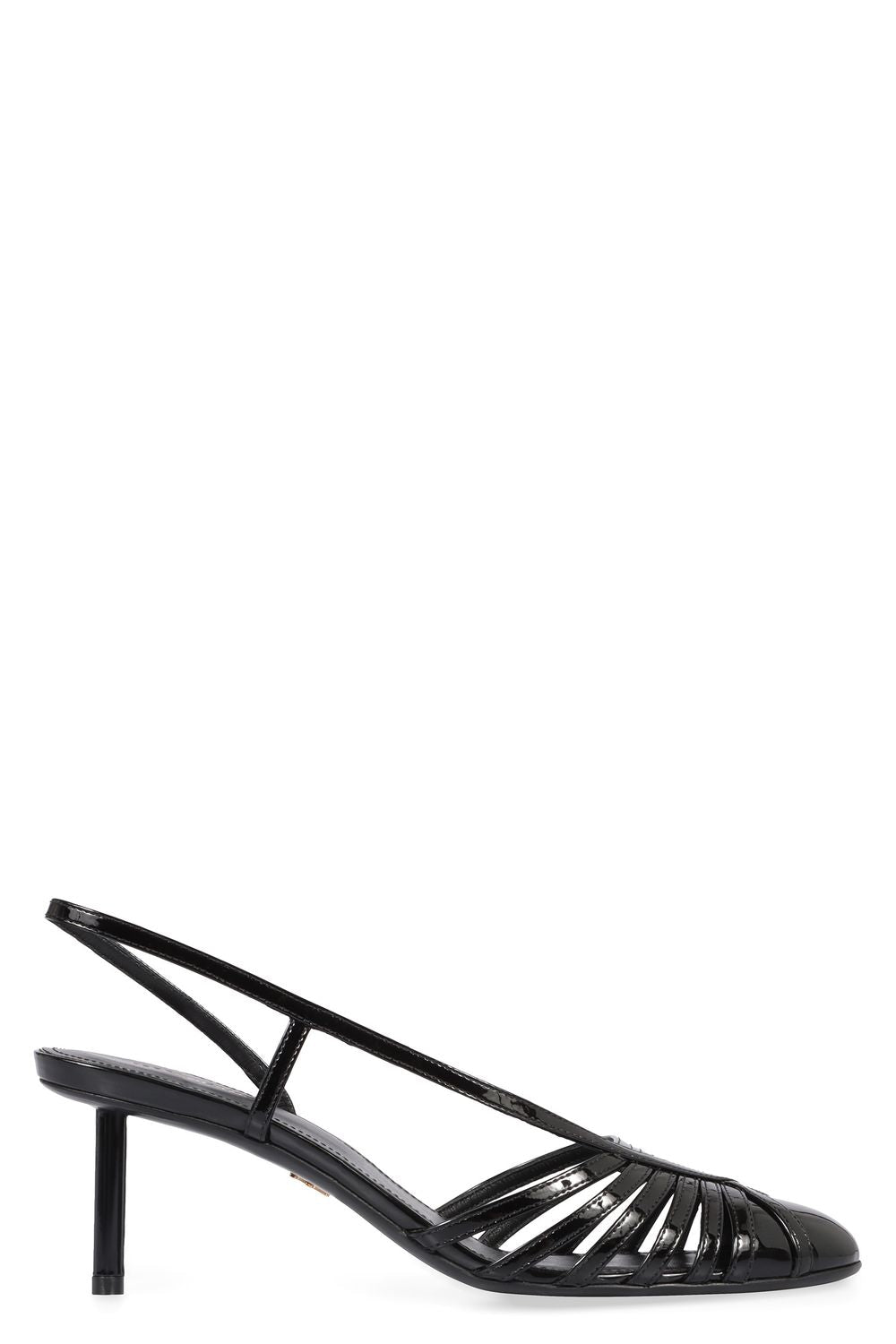 Ferragamo Patent Leather Ankle Strap Pumps