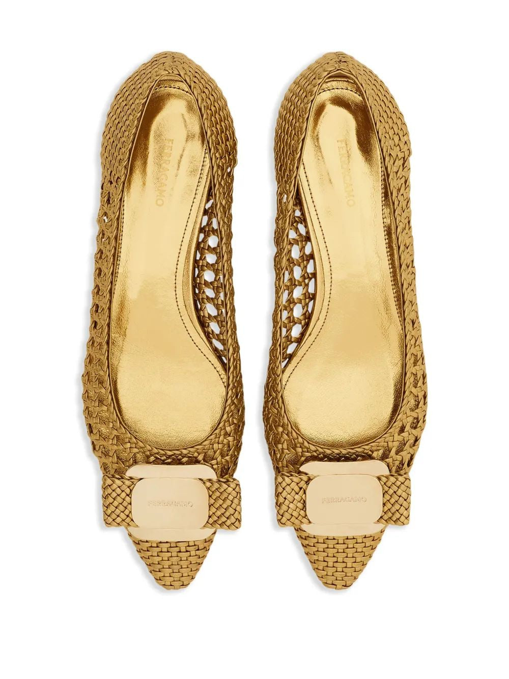 Ferragamo Elegant Silky Ballerina Flats for Women