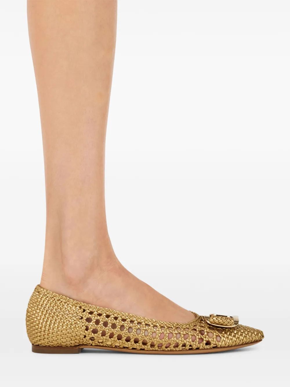 Ferragamo Elegant Silky Ballerina Flats for Women