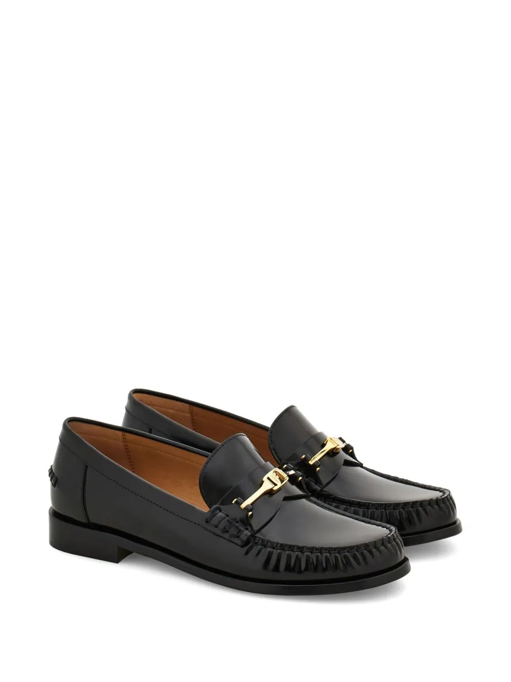 Ferragamo New Vara Chain Moccasins for Women