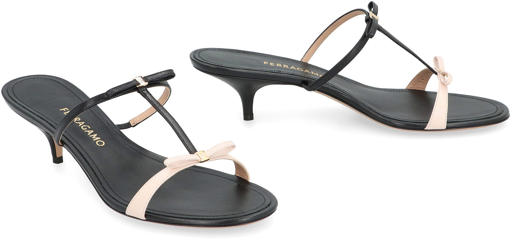 Ferragamo Women’s Mini Bow Leather Flats