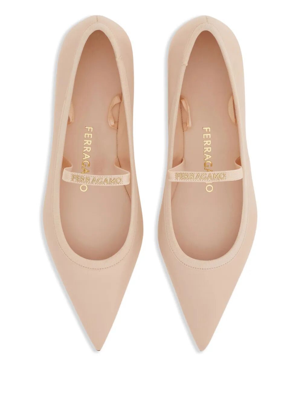 Ferragamo Ballet Flat with Ankle Ribbon