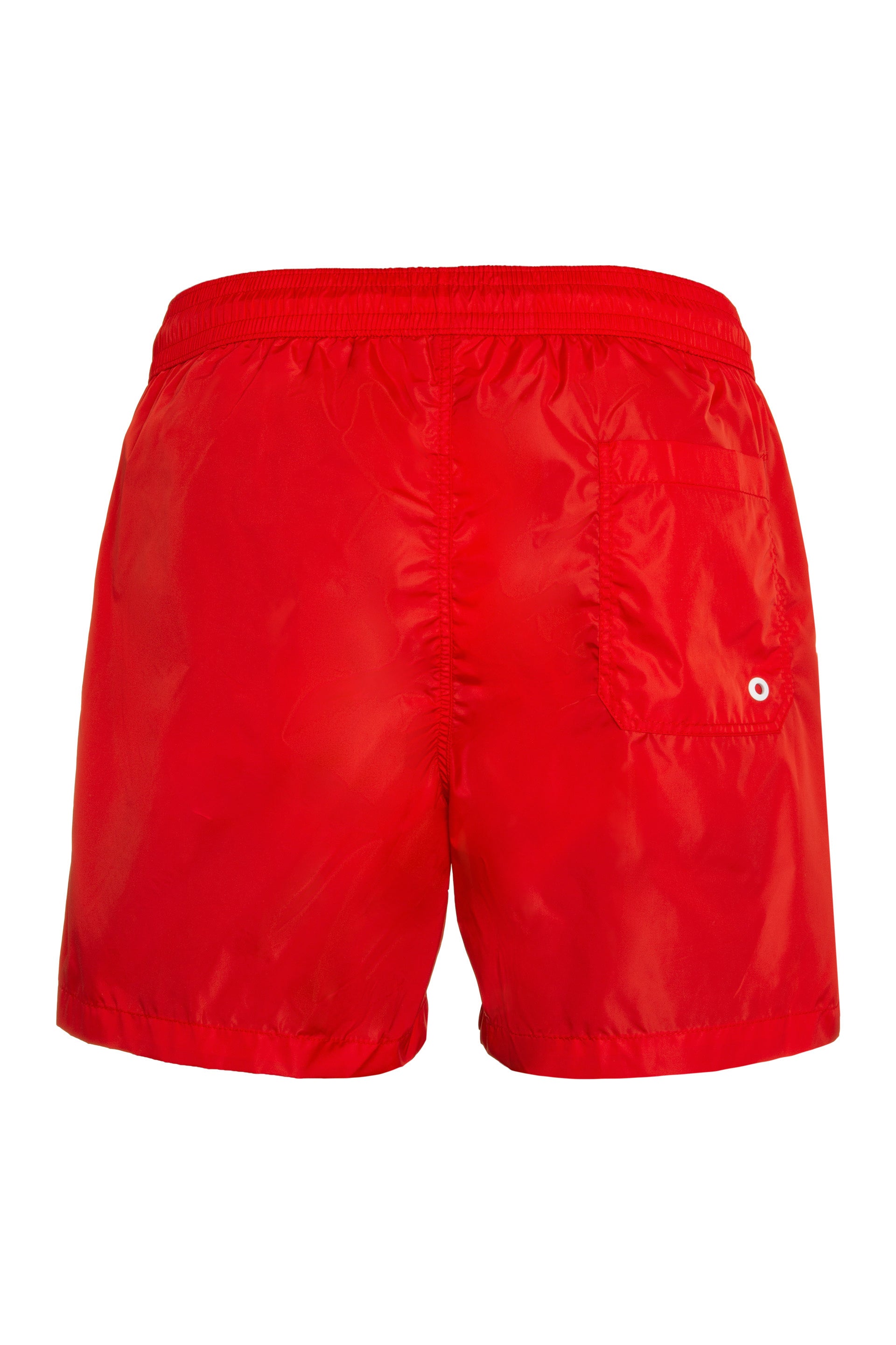 THE (ALPHABET) Men's Mini Swim Shorts with Side Pockets