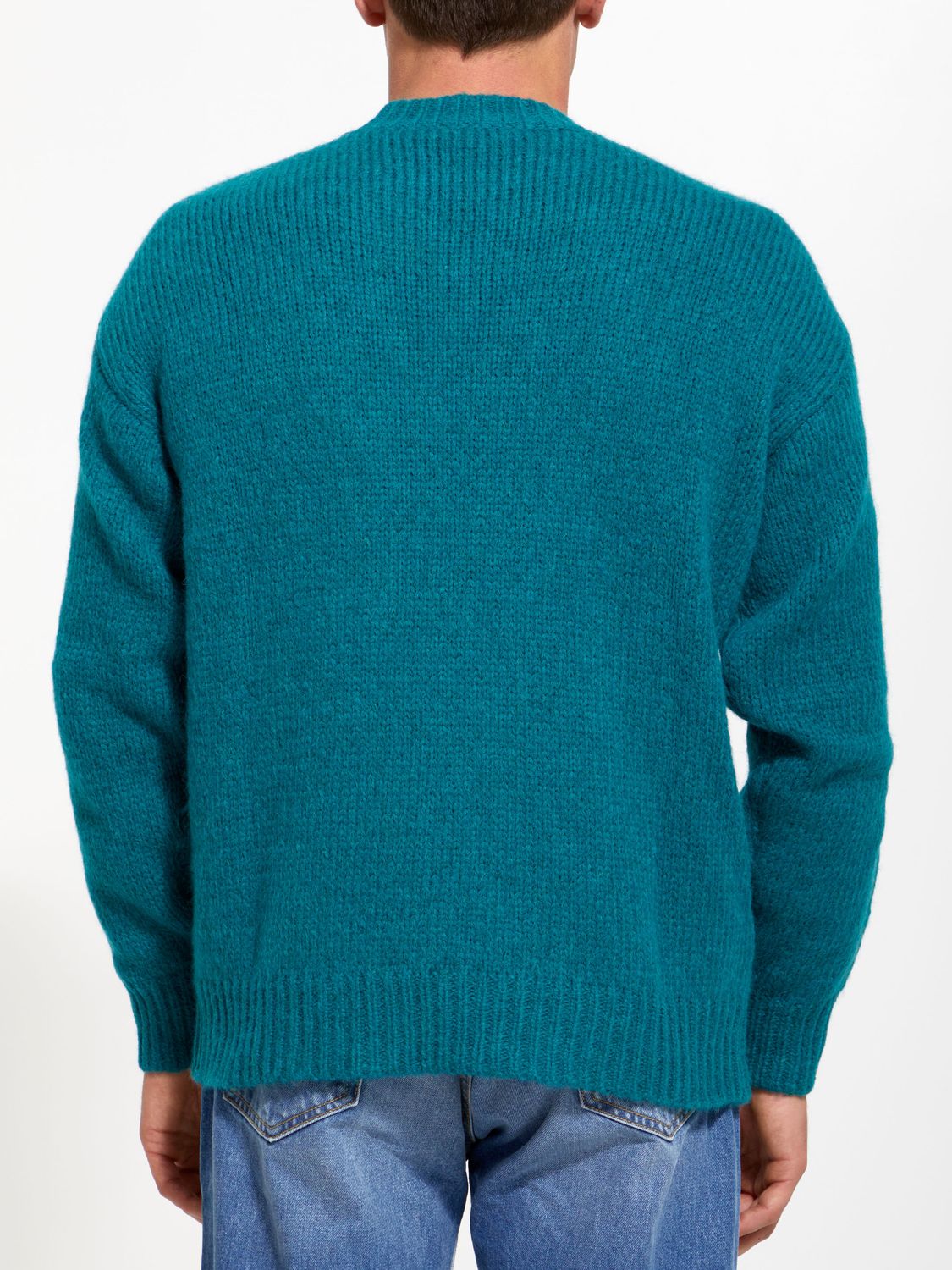 ROBERTO COLLINA Men's Merino Wool Sweater - Regular Fit, Size 50