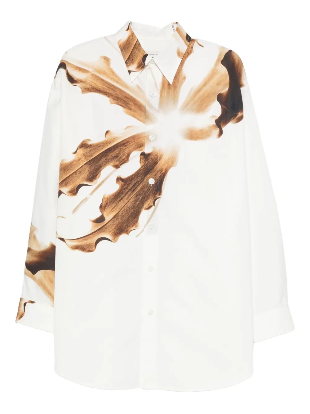 DRIES VAN NOTEN Cotton Mini Carton Shirt for Men - Fall/Winter 25