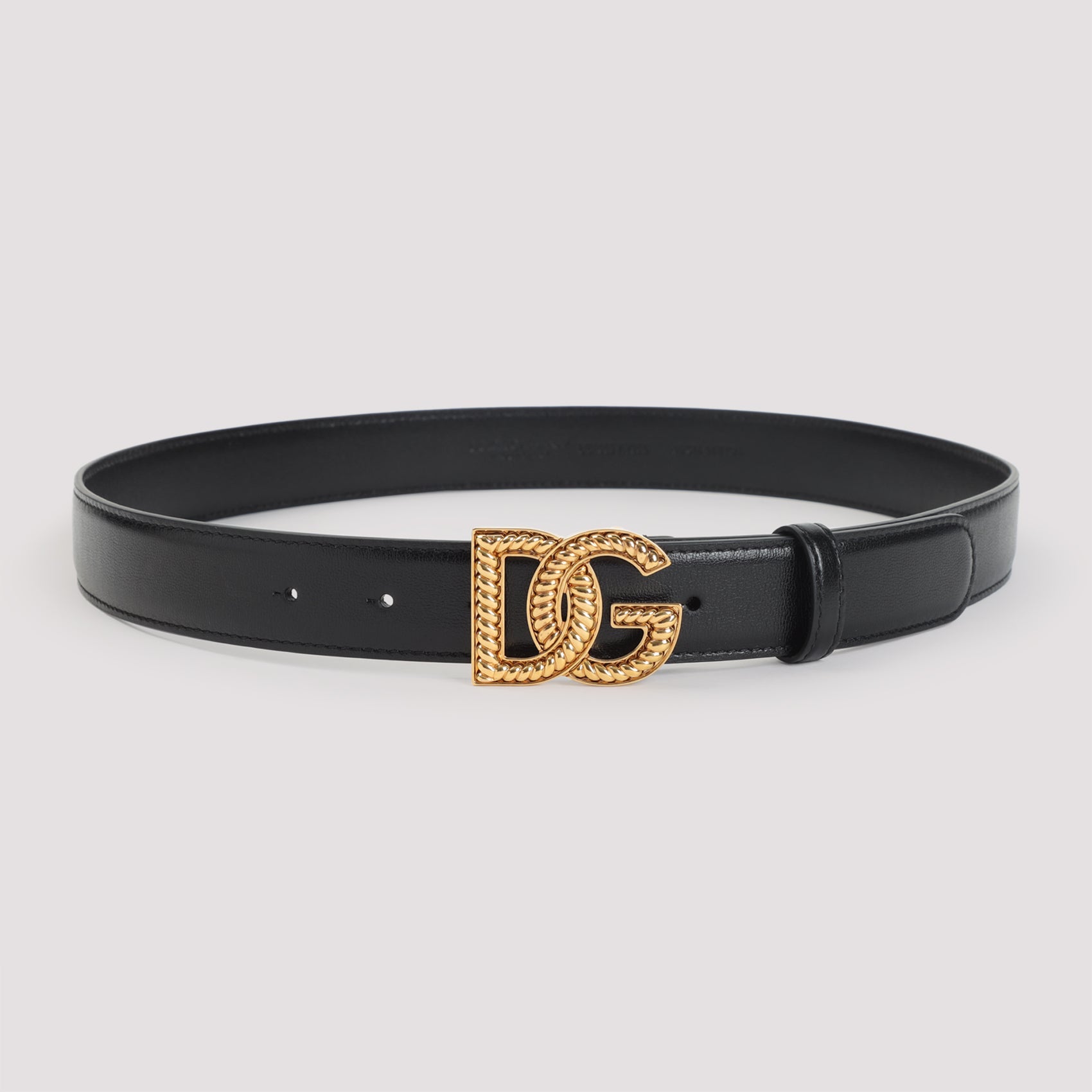 DOLCE & GABBANA Classic Leather Belt for Men