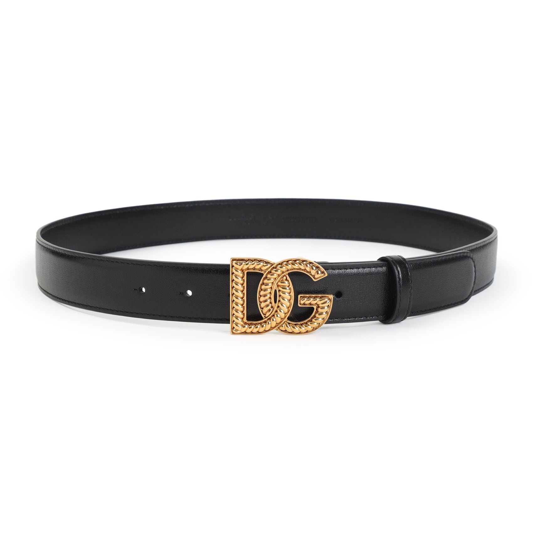 DOLCE & GABBANA Classic Leather Belt for Men