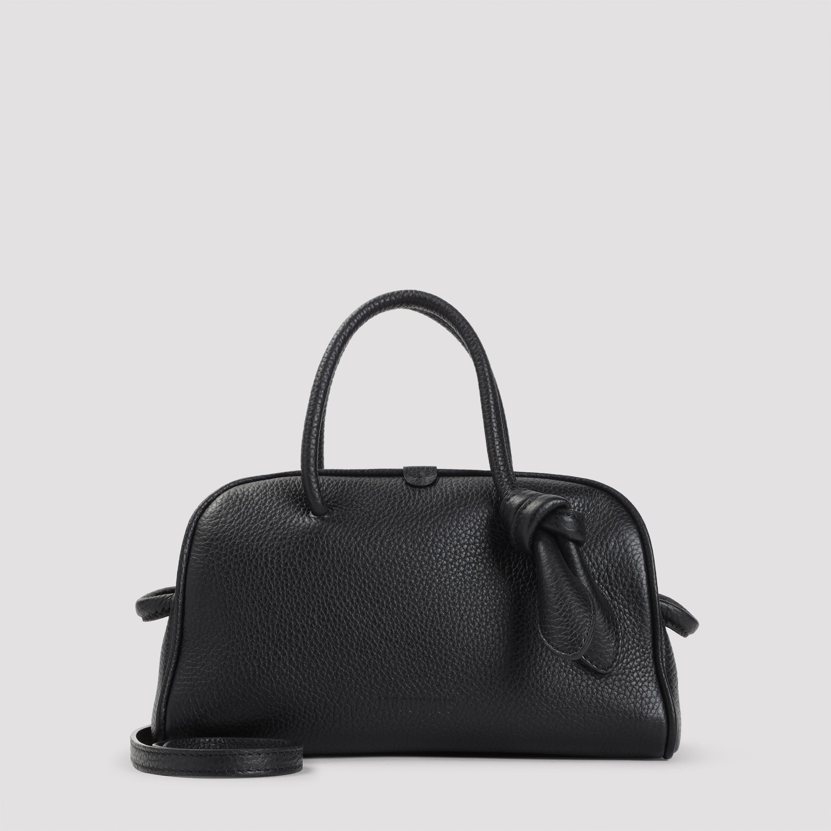 JACQUEMUS Mini Grained Leather Handbag - 25cm x 15cm x 11cm