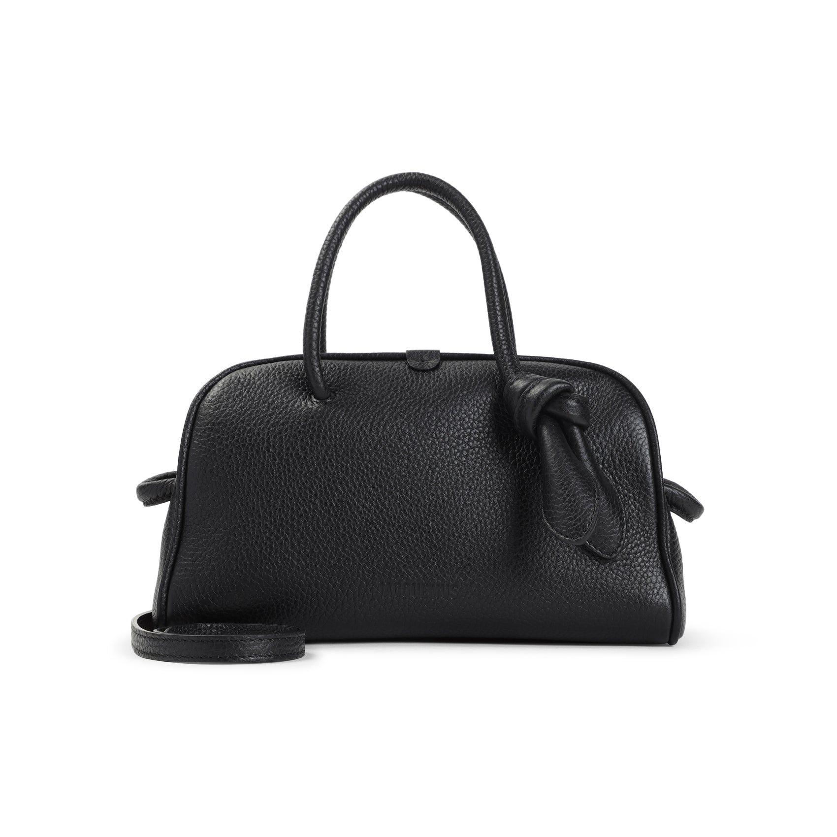 JACQUEMUS Mini Grained Leather Handbag - 25cm x 15cm x 11cm
