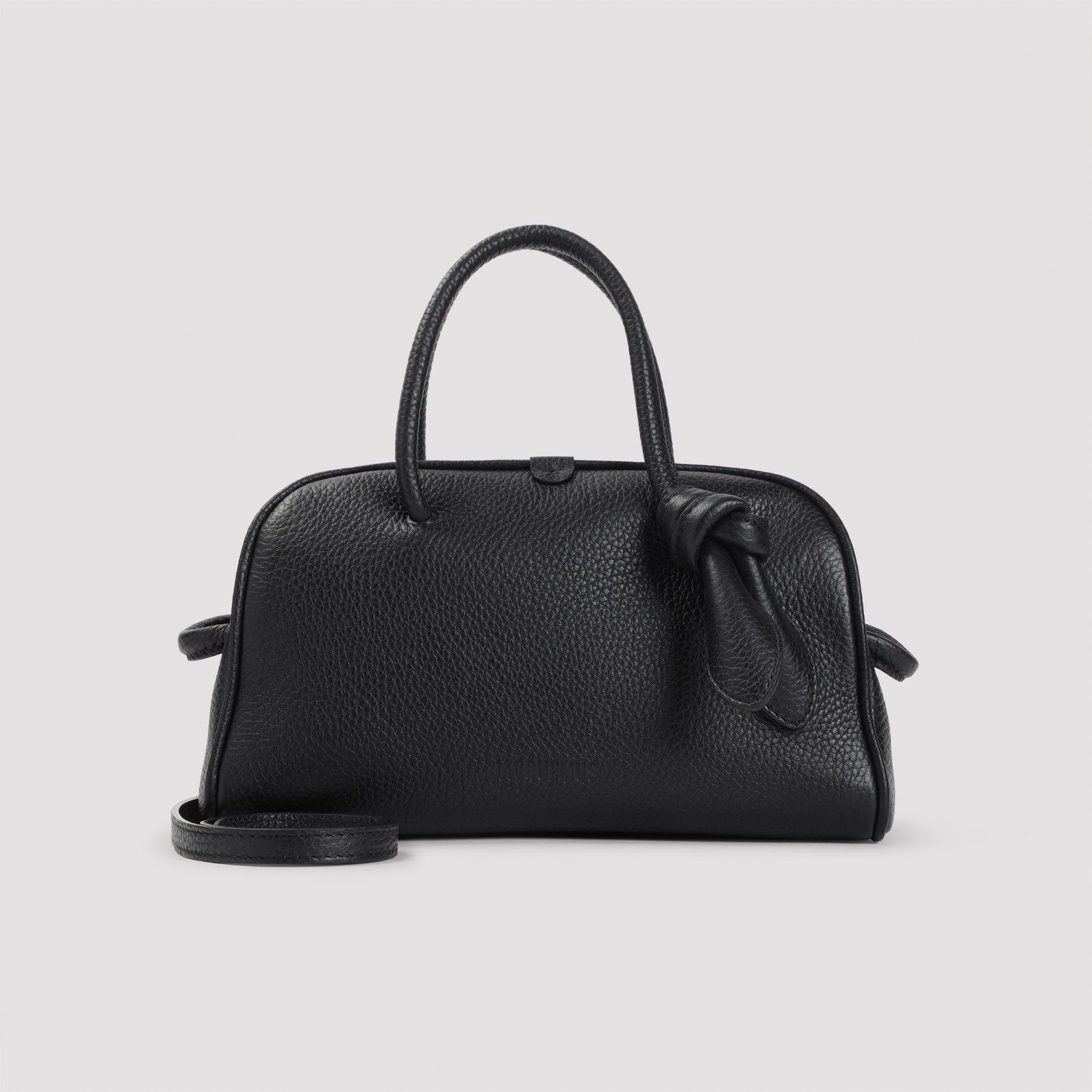 JACQUEMUS Mini Grained Leather Handbag - 25cm x 15cm x 11cm