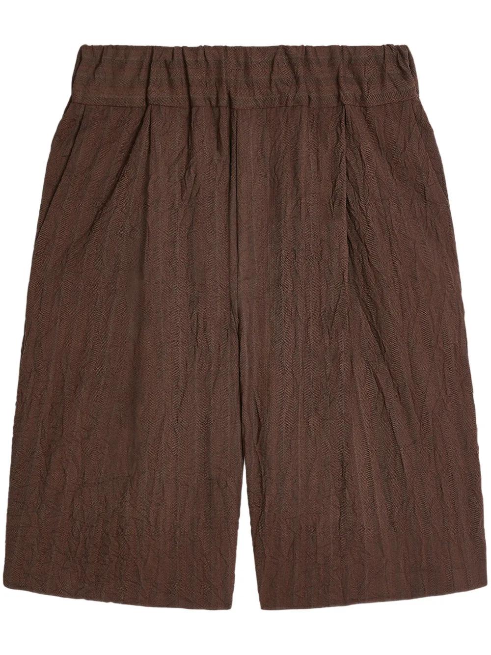 DRIES VAN NOTEN Short Pleated Pants - Size L
