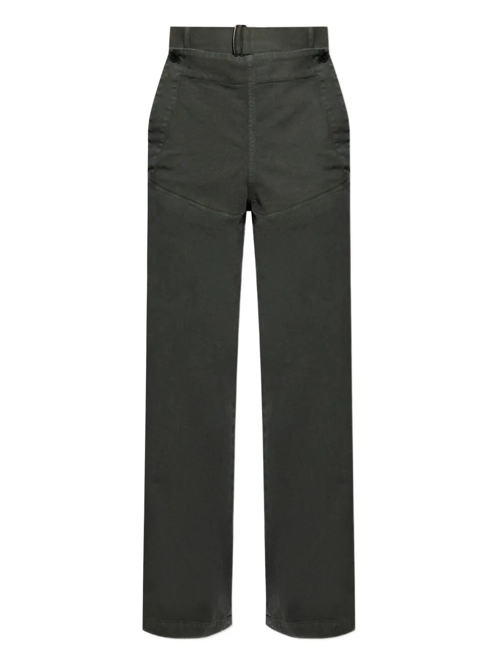 DRIES VAN NOTEN Straight Leg Cotton Trousers