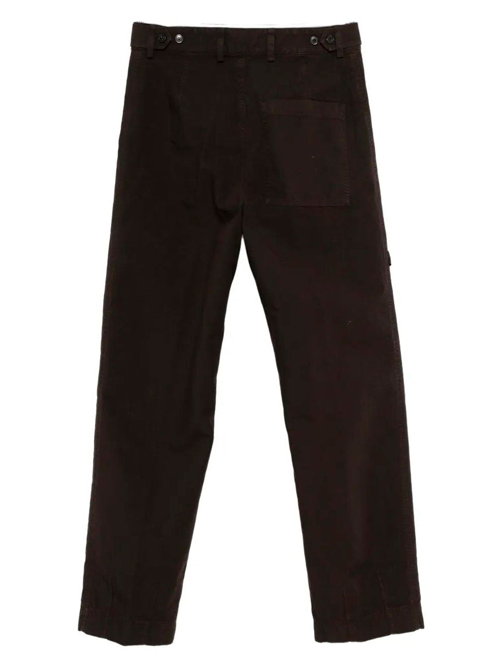 DRIES VAN NOTEN Men's Cotton Trousers - Fall/Winter 2025