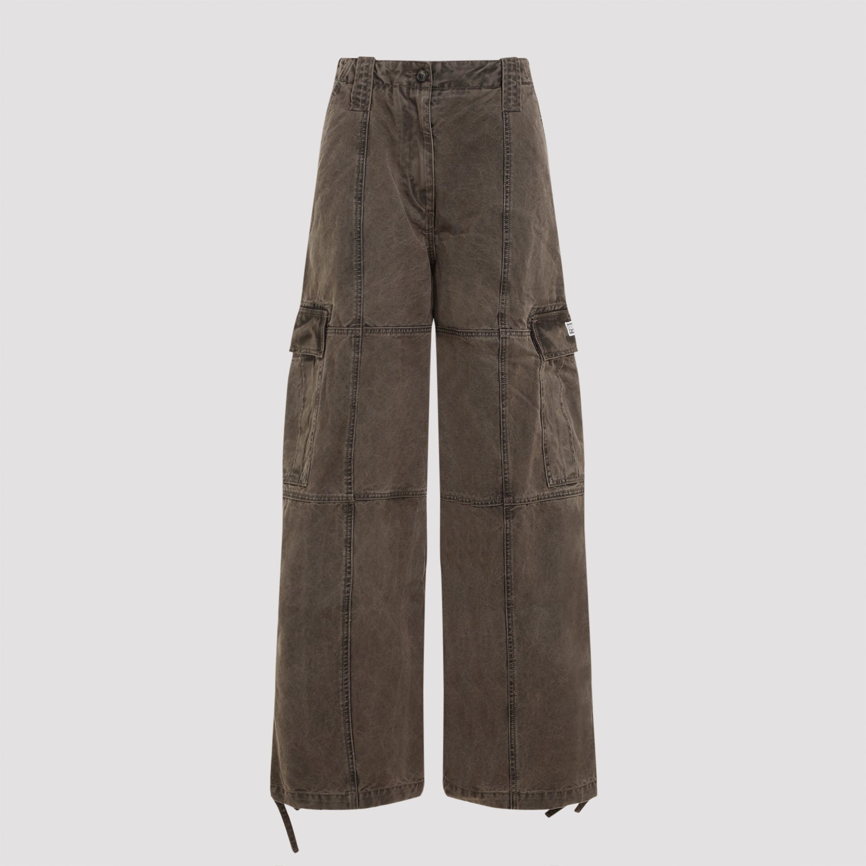 KENZO Dyed Canvas Cargo Pants for Men