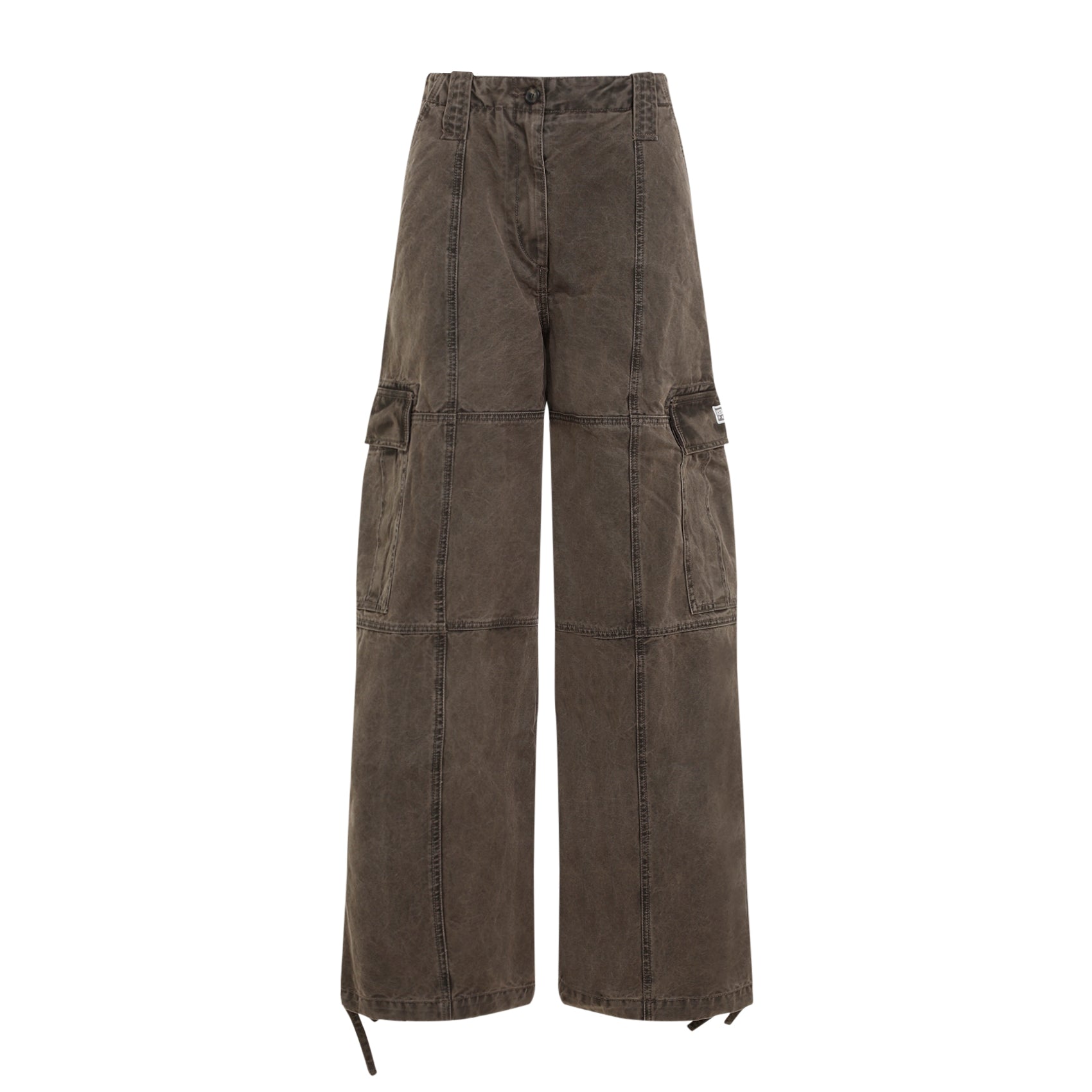 KENZO Dyed Canvas Cargo Pants for Men
