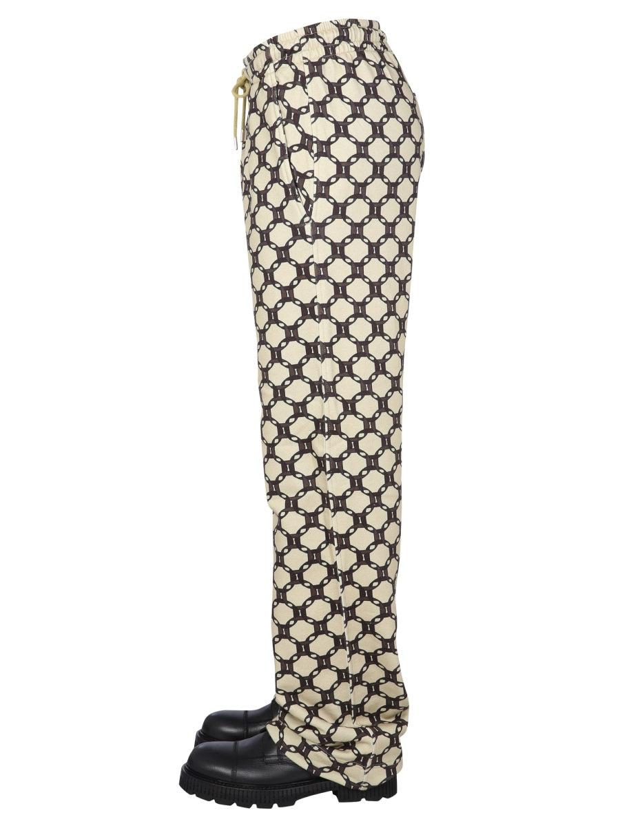 DRIES VAN NOTEN Men's Elastic Waist Jogging Trousers