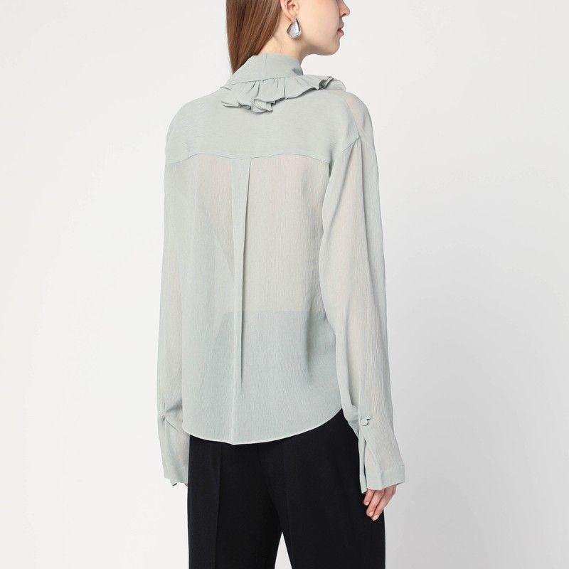 ALBERTA FERRETI Floral Detail V-Neck Shirt for Women