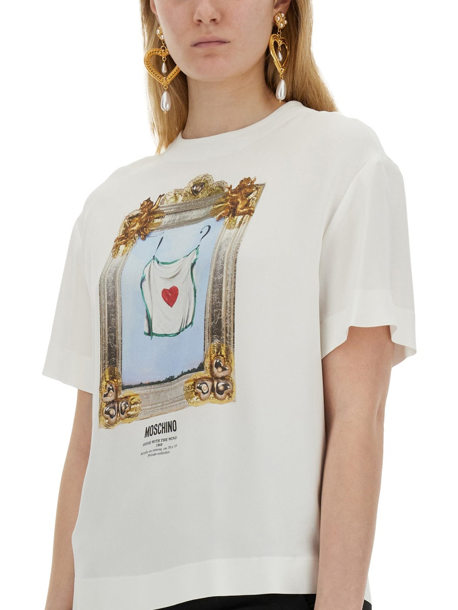MOSCHINO COUTURE Gone With The Wind T-Shirt - Size 40