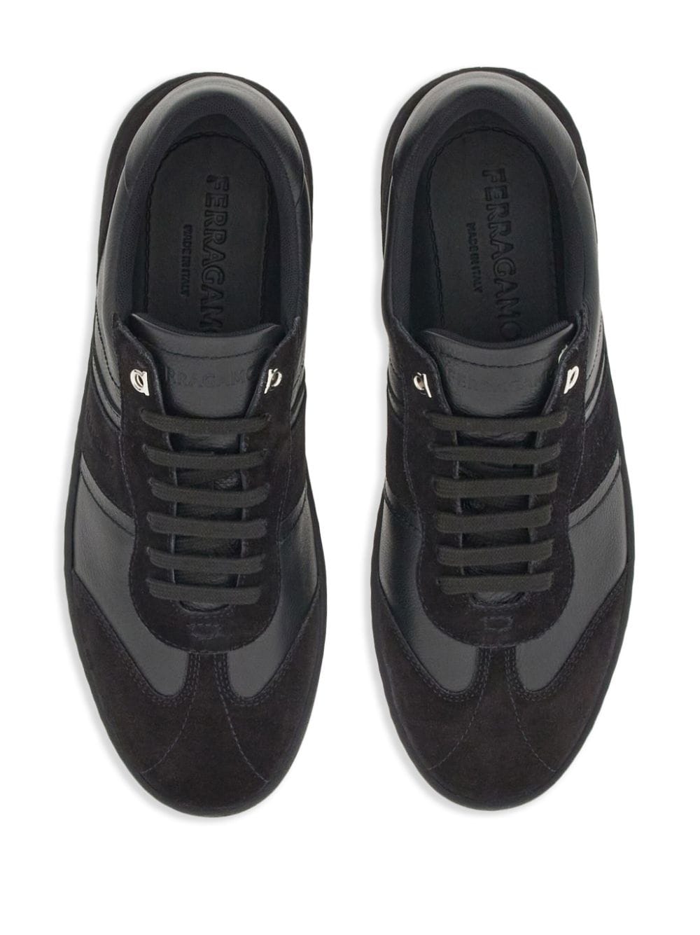 Ferragamo Logo Panelled Sneakers