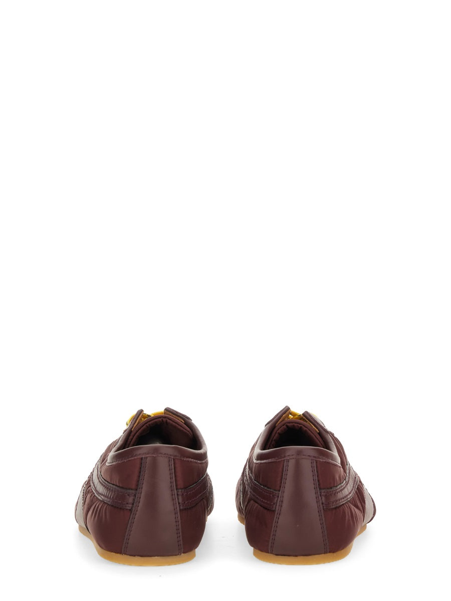 DRIES VAN NOTEN Nylon and Nappa Leather Sneaker