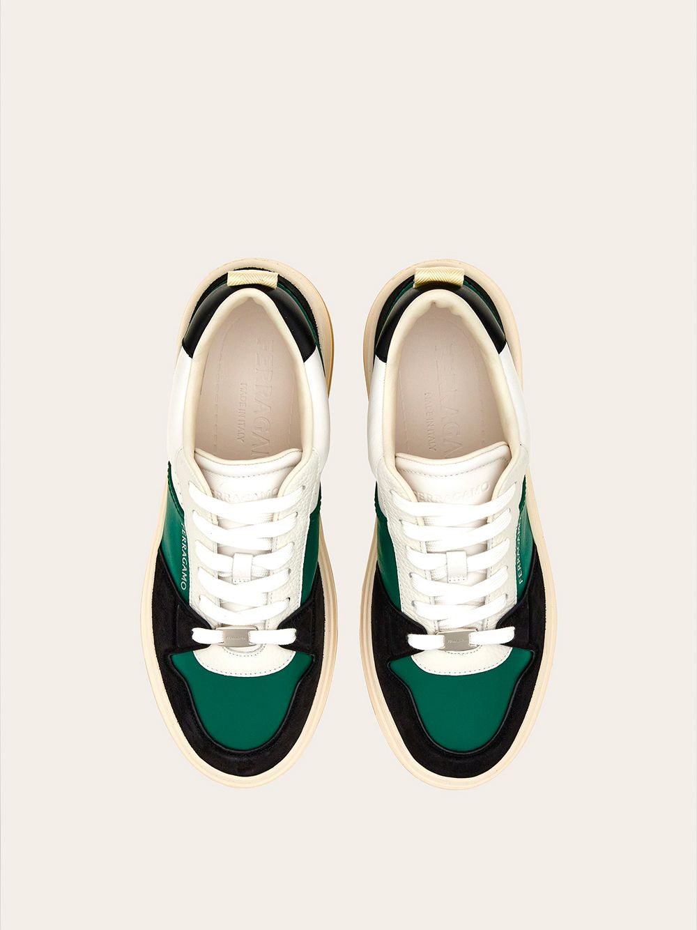 Ferragamo Logo Printed Low Top Sneakers for Men