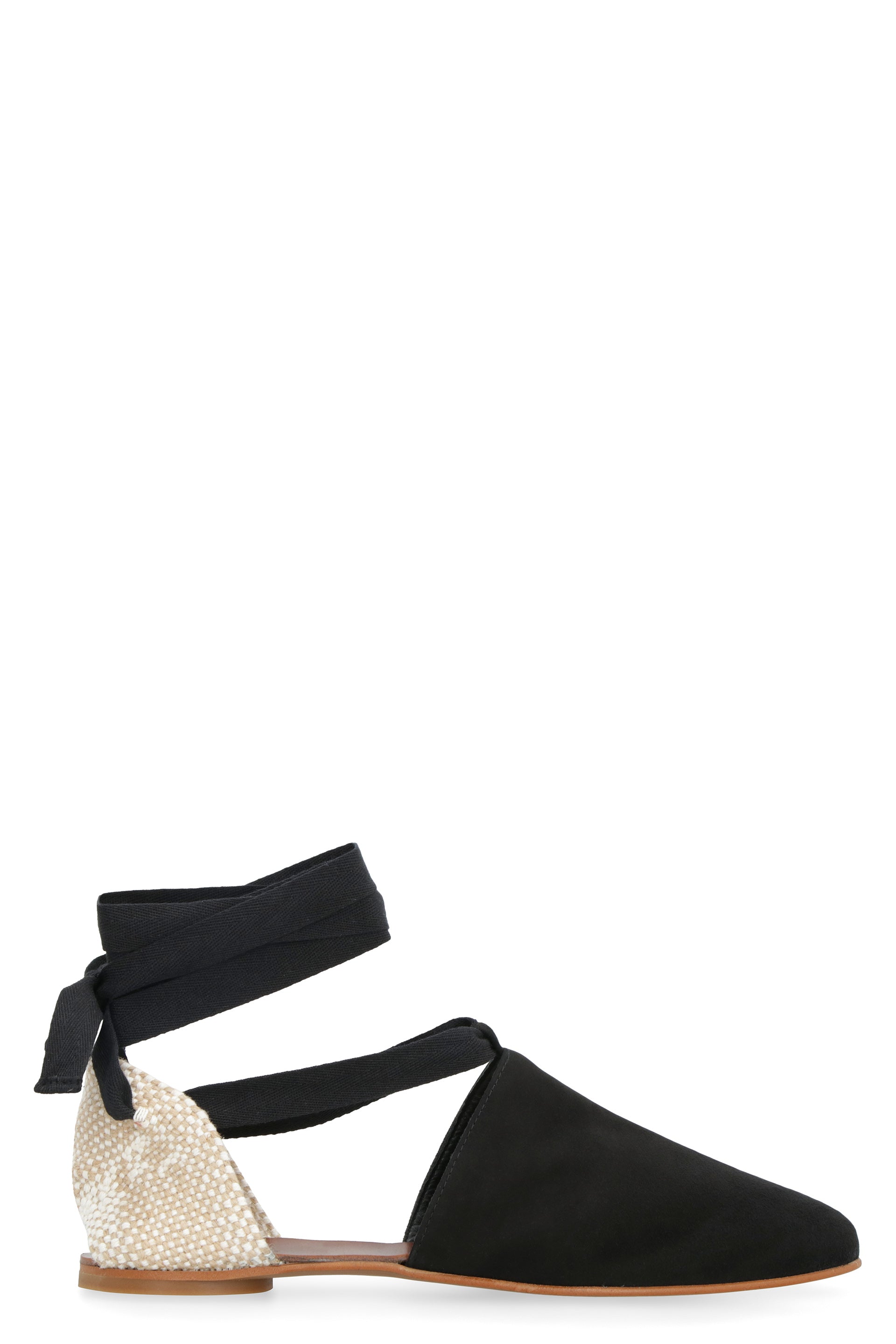 CASTAÑER Gala Suede Tie-Up Ankle Strap Espadrilles
