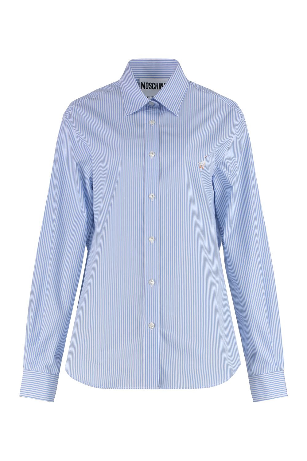 MOSCHINO COUTURE Striped Cotton Shirt for Women