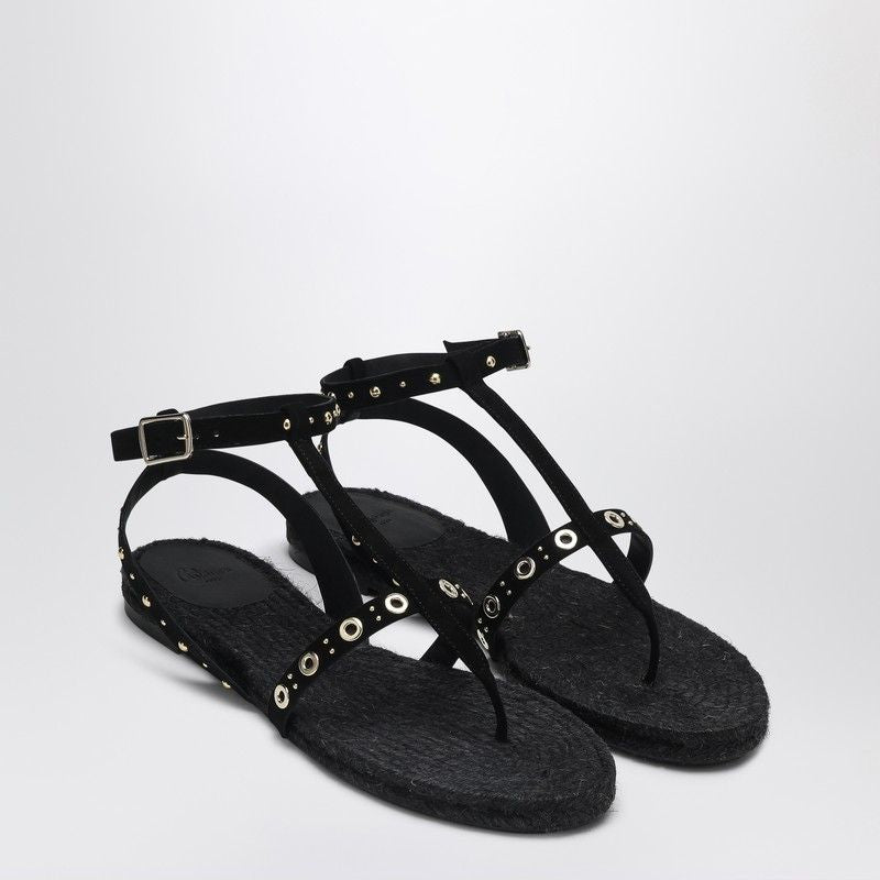 CASTAÑER Low-Heeled Sandals with Stud Detail