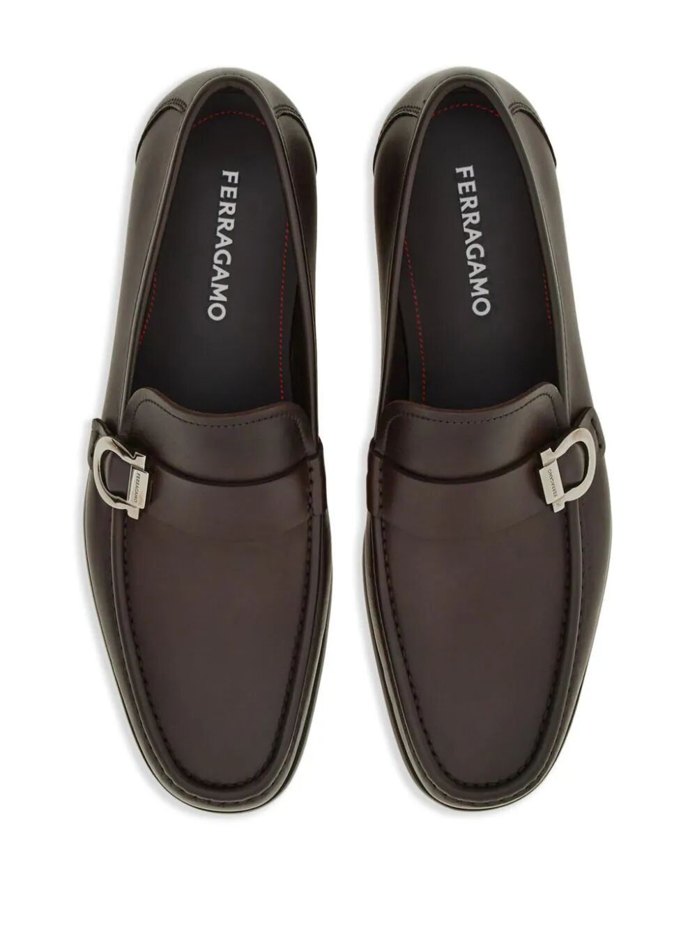 Ferragamo Reversible Gancini Hook Loafers for Men