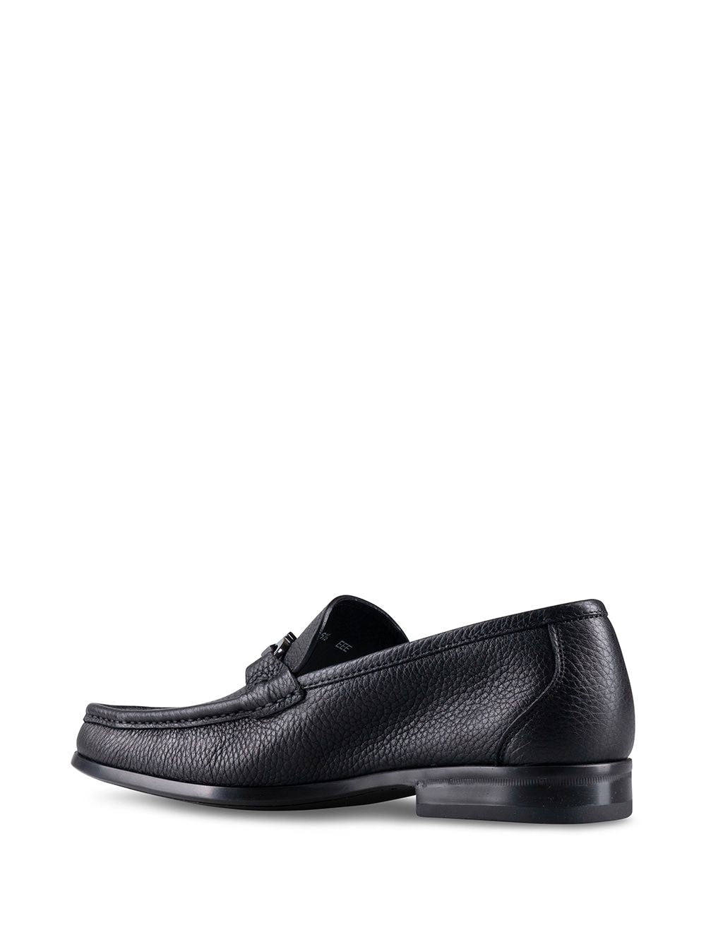 Ferragamo Leather Loafers with Gancini Hook