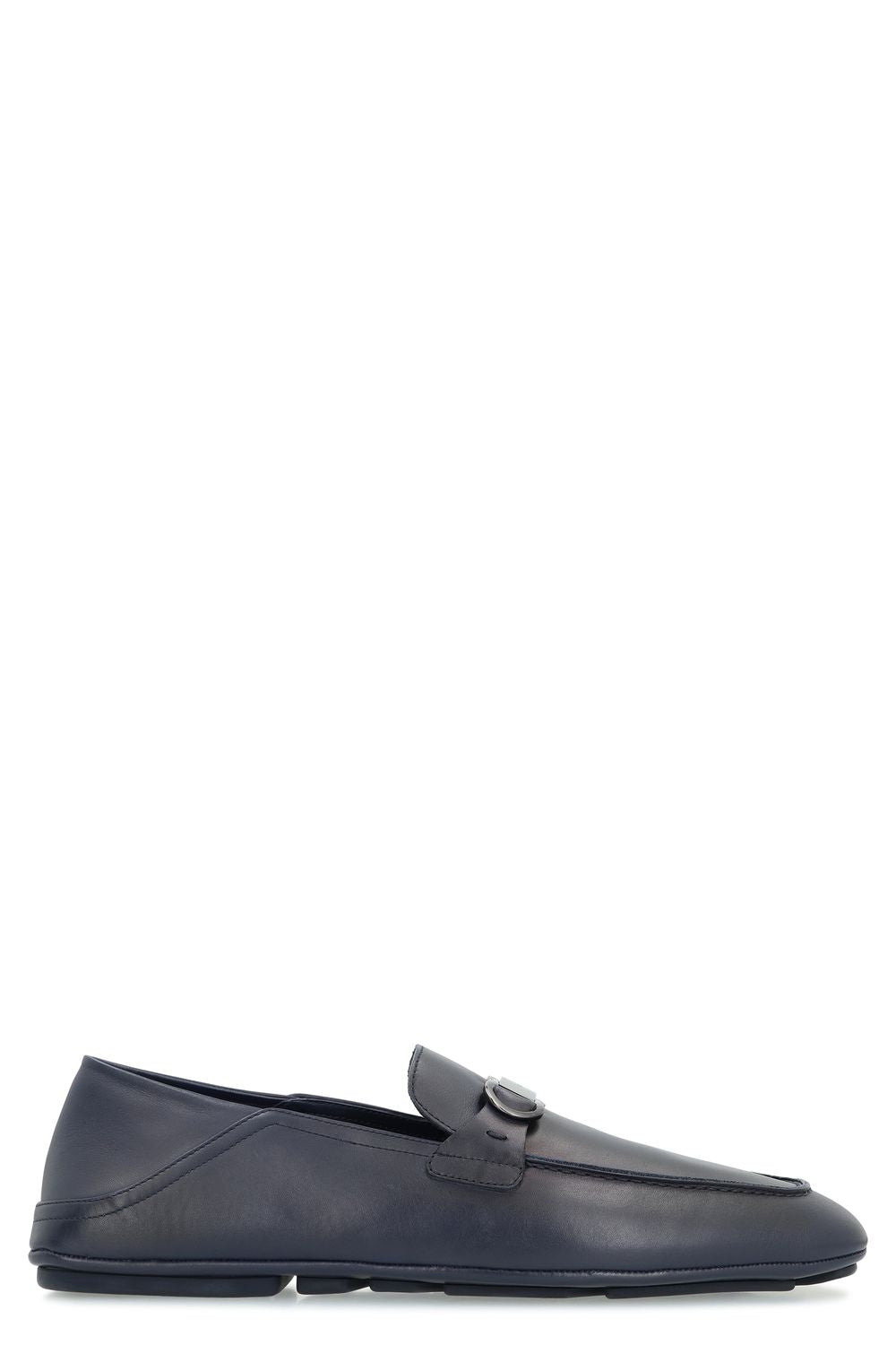 Ferragamo Gancini Hook Leather Loafers for Men - SS25