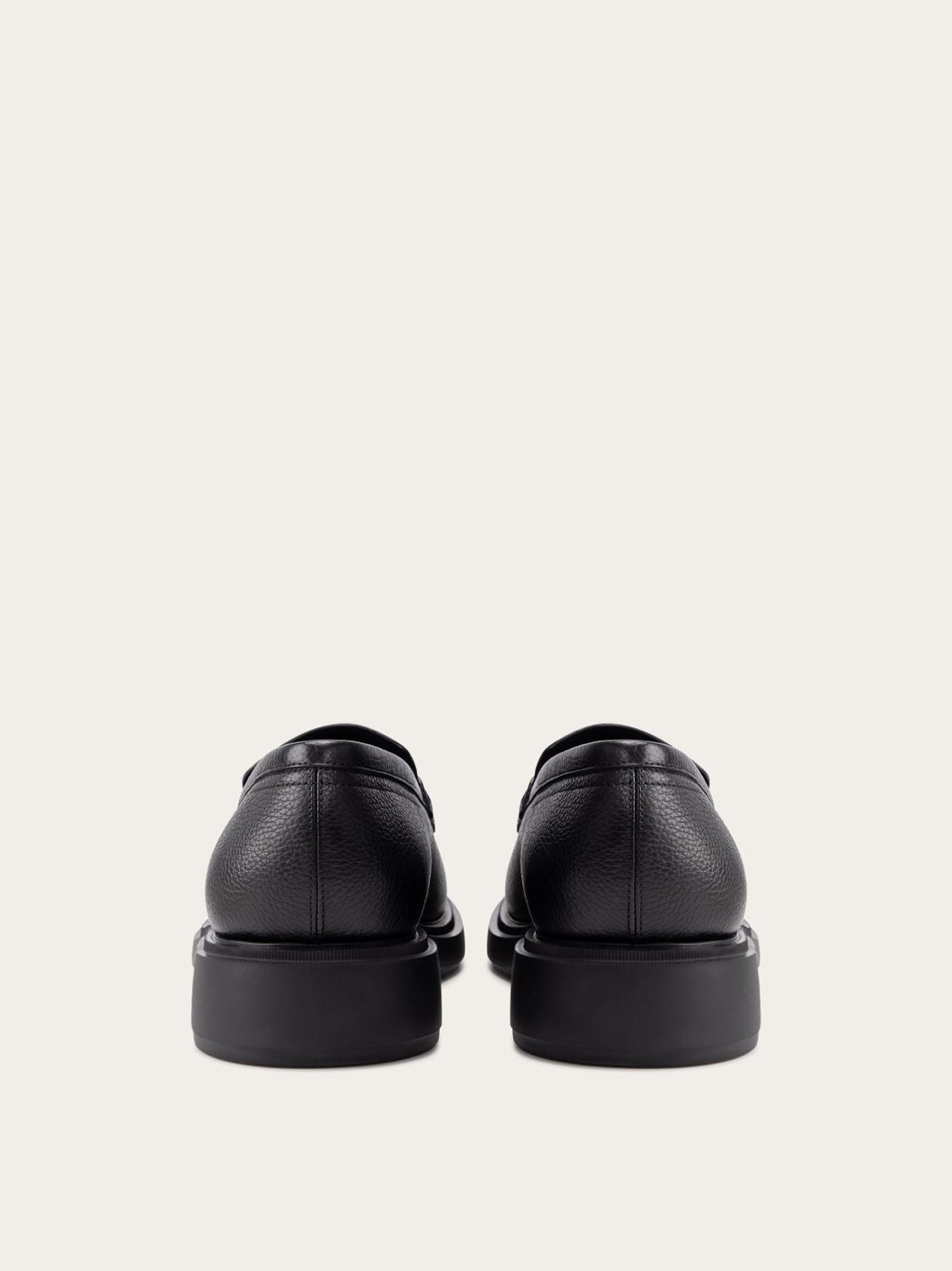 Ferragamo Men's Moccasins with Gancini Hook Decoration
