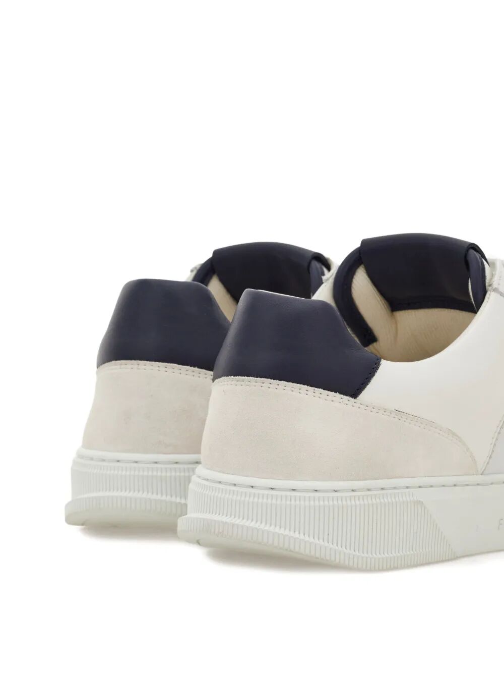 Ferragamo Alaska Leather and Suede Sneaker with Gancini Hook Detail