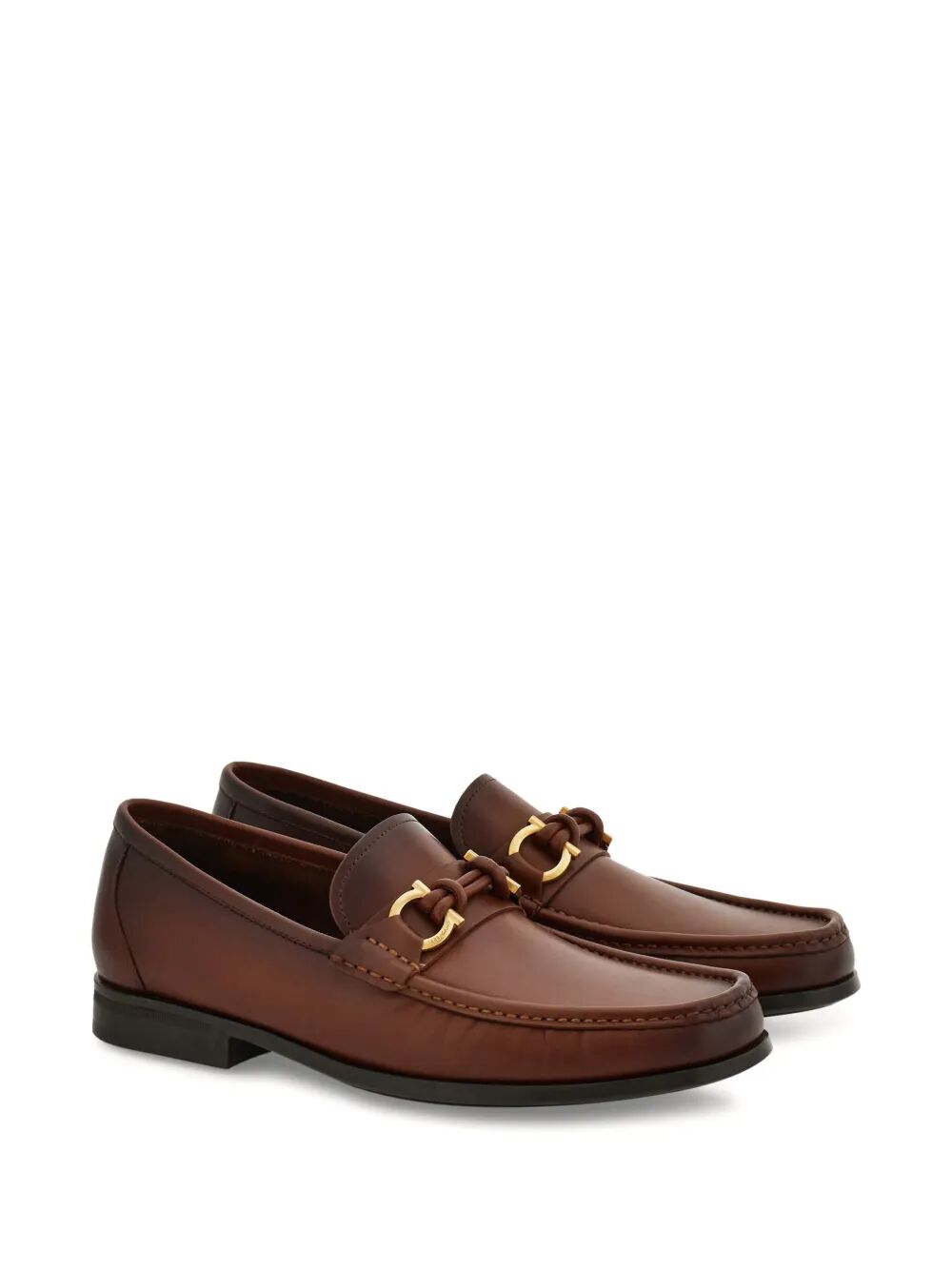 Ferragamo Classic Leather Loafers for Men