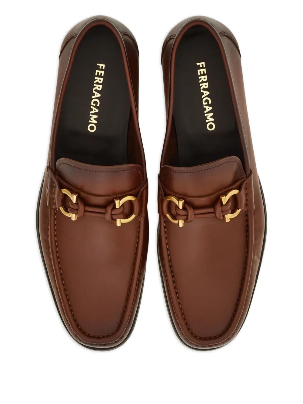 Ferragamo Classic Leather Loafers for Men