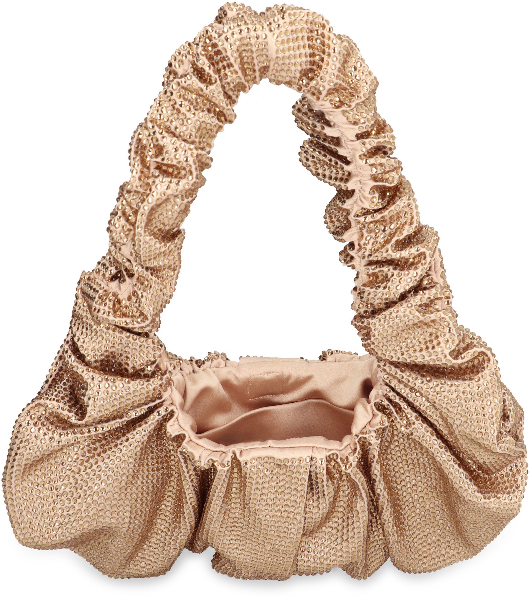 GIUSEPPE DI MORABITO Gathered Mini Handbag with Crystals
