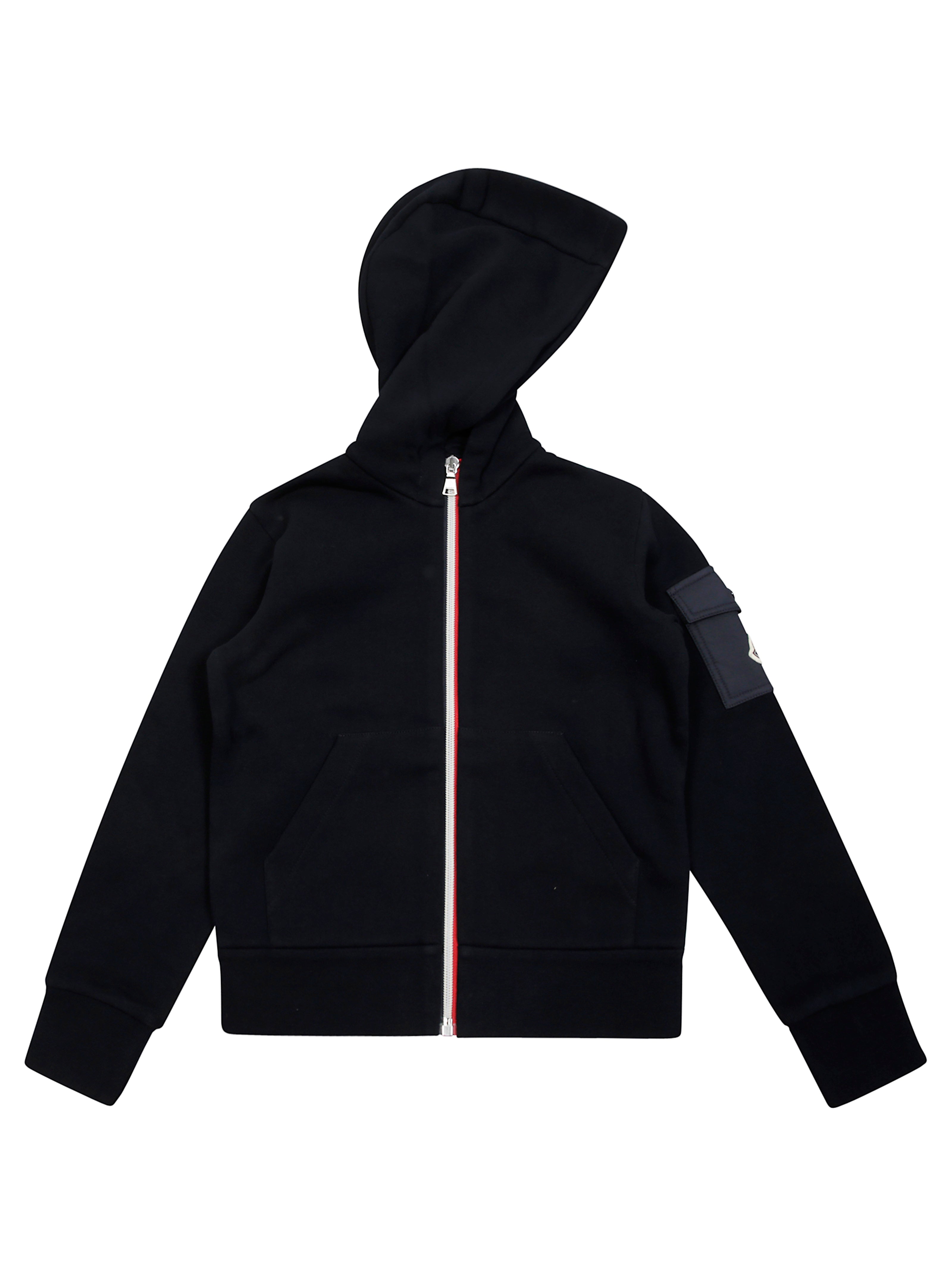 MONCLER Zip-Up Mini Hoodie Sweatshirt