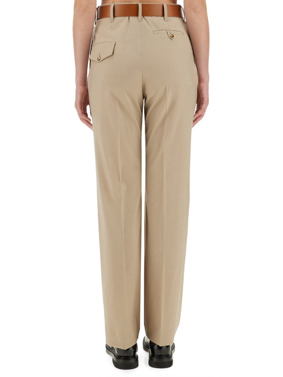 MOSCHINO COUTURE Straight Fit Virgin Wool Pants - Size 40