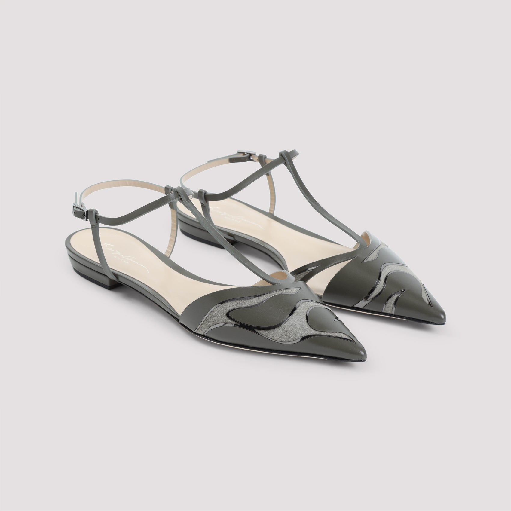 GIORGIO ARMANI 100% Leather Ballerinas for Men