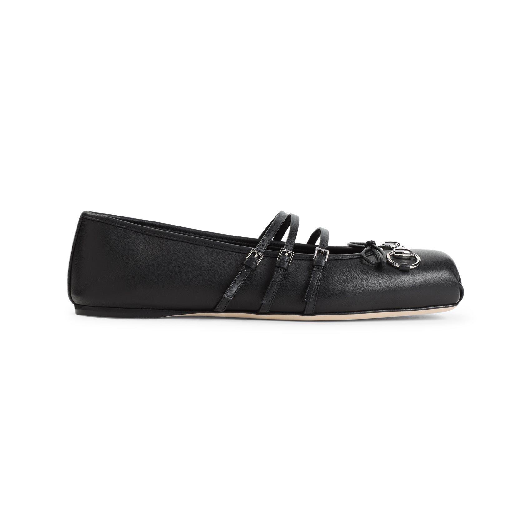 GUCCI Horsebit Leather Ballerinas for Men
