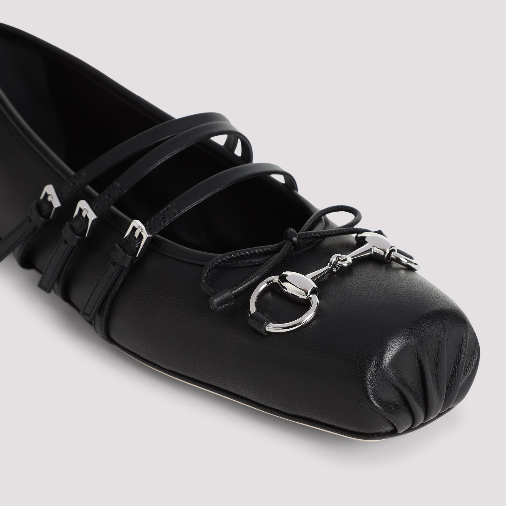 GUCCI Horsebit Leather Ballerinas for Men