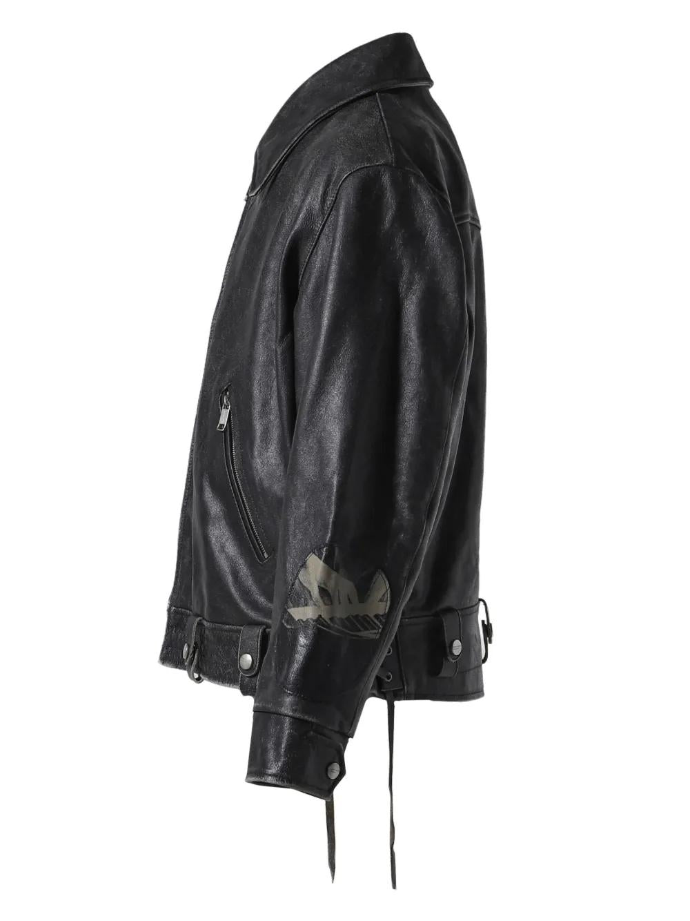 ENFANTS RICHES DEPRIMES Distressed Pianist Aviator Jacket