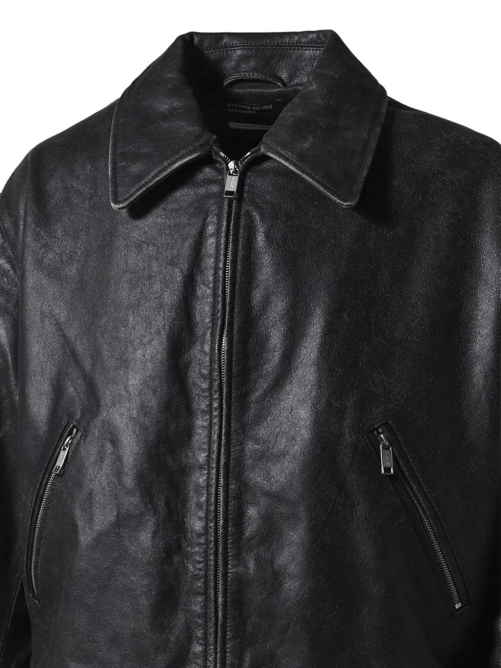 ENFANTS RICHES DEPRIMES Distressed Pianist Aviator Jacket