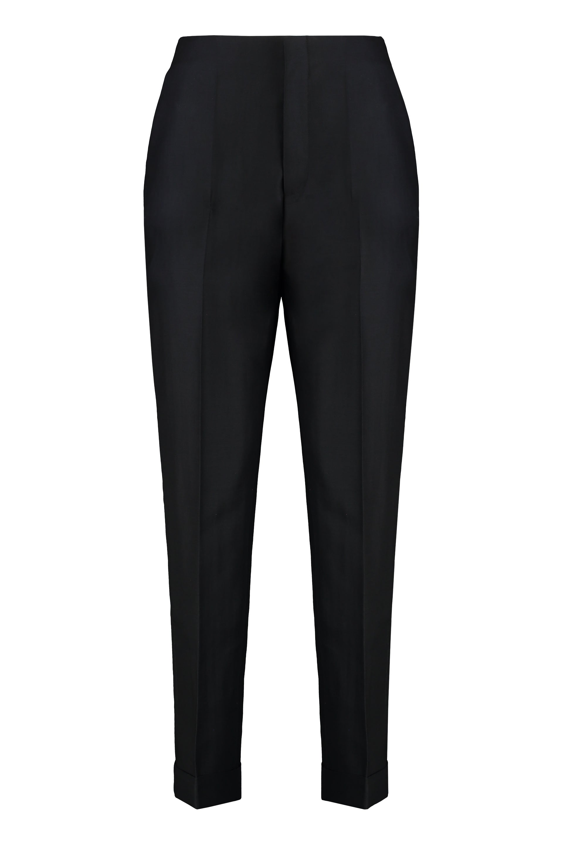 ALBERTA FERRETI Elegant Wool and Silk Pants for Women