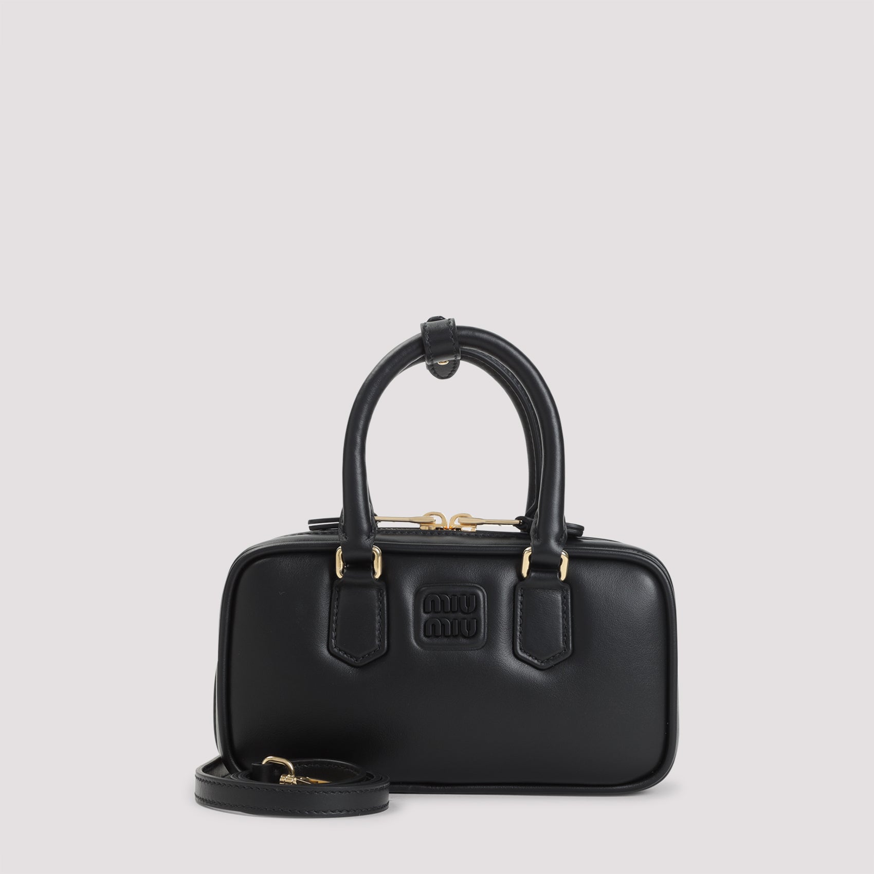 MIU MIU Mini Arcadie Leather Shoulder Handbag