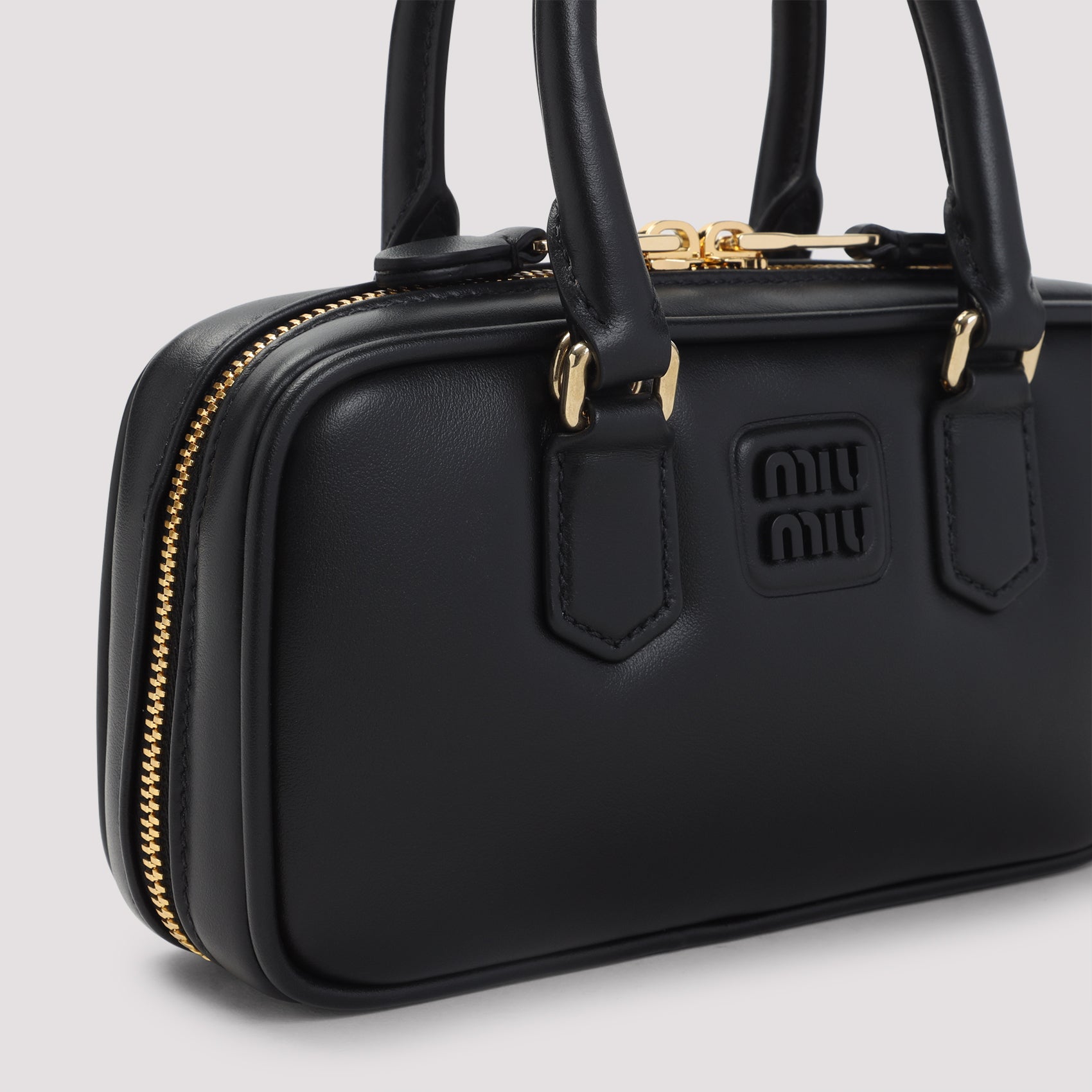 MIU MIU Mini Arcadie Leather Shoulder Handbag