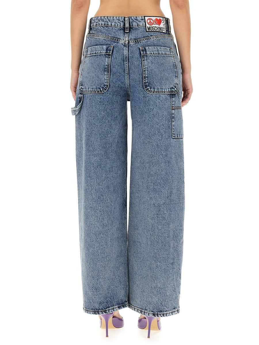 MOSCHINO JEANS WIDE LEG Jeans for Women - Fall 2025 Collection